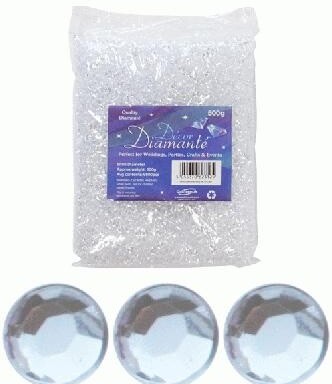 6mm Decor Diamante - Clear