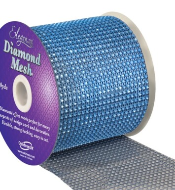 Eleganza Diamond Mesh - Light Blue