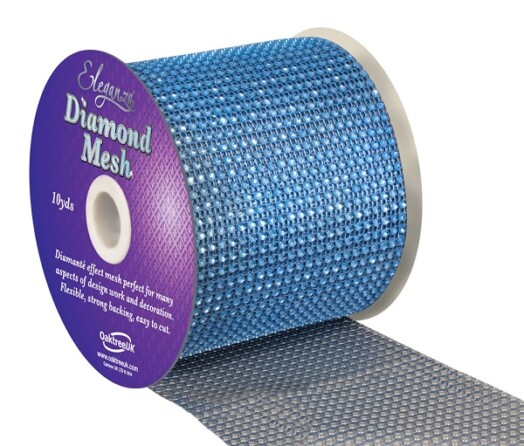 Eleganza Diamond Mesh - Light Blue