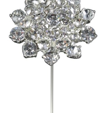 Eleganza Classic Diamante Flower Pick