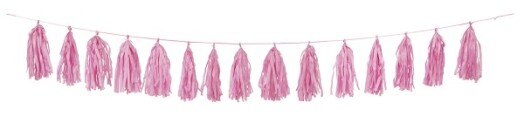 Tassel Garland - Hot Pink