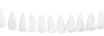 Tassel Garland - White