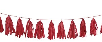 Tassel Garland - Red