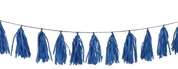 Tassel Garland - Royal Blue