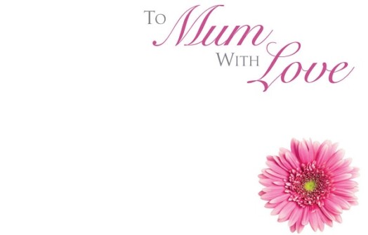 Florist Small Cards - To Mum With Love