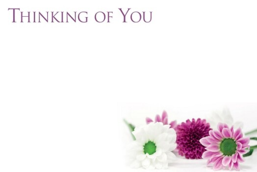 Florist Small Cards - Thinking of You