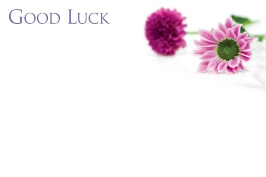Florist Small Cards - Good Luck