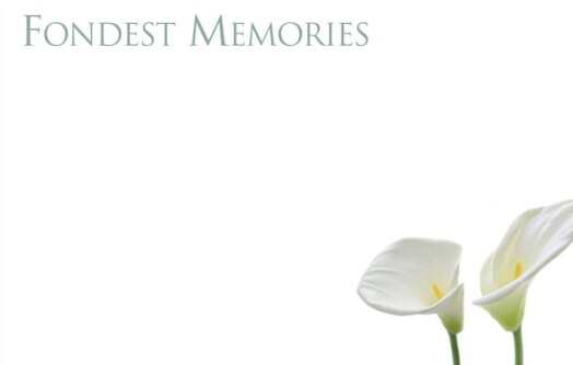 Florist Small Cards - Fondest Memories