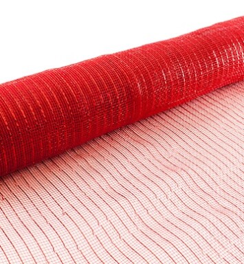 Eleganza Deco Mesh Metallic - Red