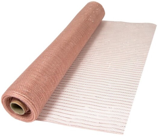 Eleganza Deco Mesh Metallic - Rose Gold