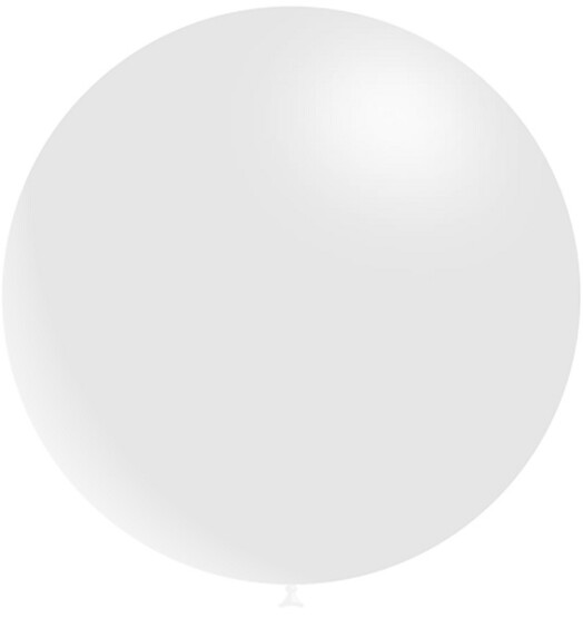 24 Inch Crystal Clear Latex Balloons 2ct