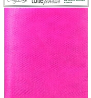 3m x 3m Eleganza Tulle Finesse - Fuchsia