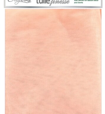 3m x 3m Eleganza Tulle Finesse - Rose Gold
