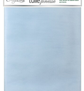 3m x 3m Eleganza Tulle Finesse - Light Blue