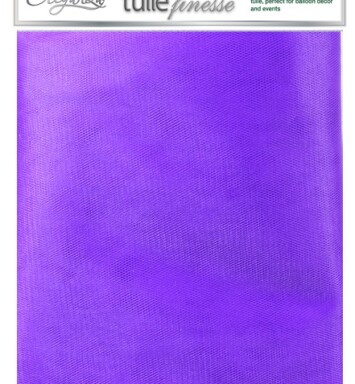 3m x 3m Eleganza Tulle Finesse - Purple