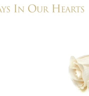 Florist Small Cards - Always In Our Hearts