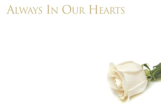 Florist Small Cards - Always In Our Hearts