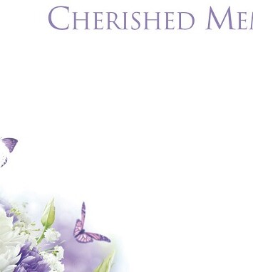 Florist Small Cards - Cherished Memory