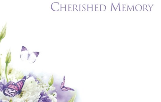 Florist Small Cards - Cherished Memory