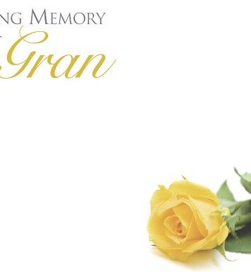 Florist Small Cards - In Loving Memory Dearest Gran