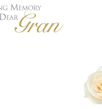 Florist Small Cards - In Loving Memory Dear Gran