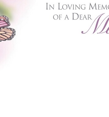 Florist Small Cards - In Loving Memory Dear Mum