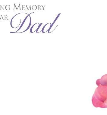Florist Small Cards - In Loving Memory Dear Dad