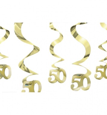 Golden Anniversary Wishes Streaming Swirls