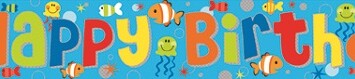 9ft Banner 5th Birthday