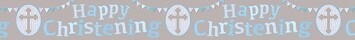 9ft Banner Christening Boy