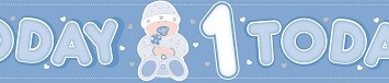 9ft Banner 1st Birthday Boy
