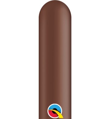 260Q Fashion Chocolate Brown Latex Balloons 100ct