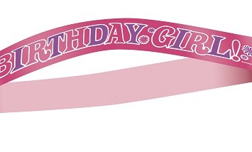 Birthday Girl Satin Sash