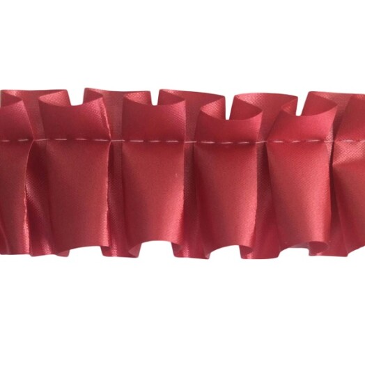 Pleated Ribbon - Rose