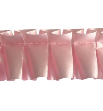 Pleated Ribbon - Baby Pink