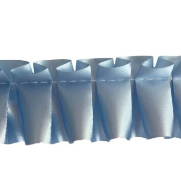 Pleated Ribbon - Baby Blue