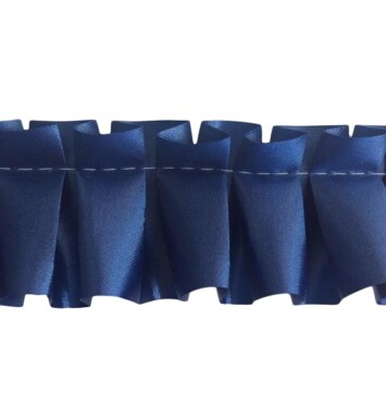 Pleated Ribbon - Admiral Blue