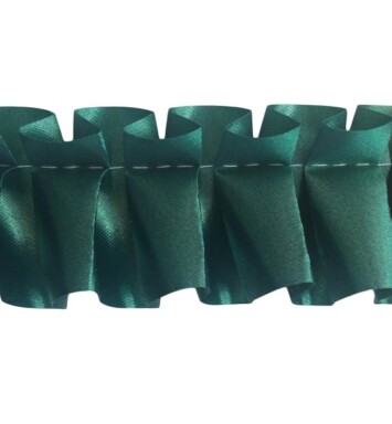 Pleated Ribbon - Jade Green