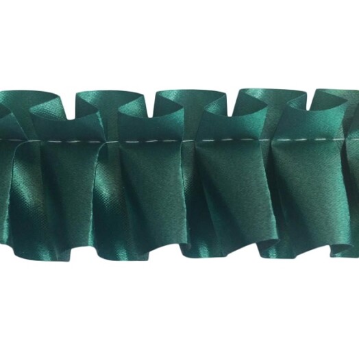 Pleated Ribbon - Jade Green