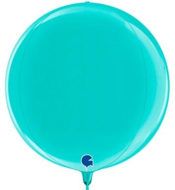 15 Inch Globe 4D Balloon - Tiffany
