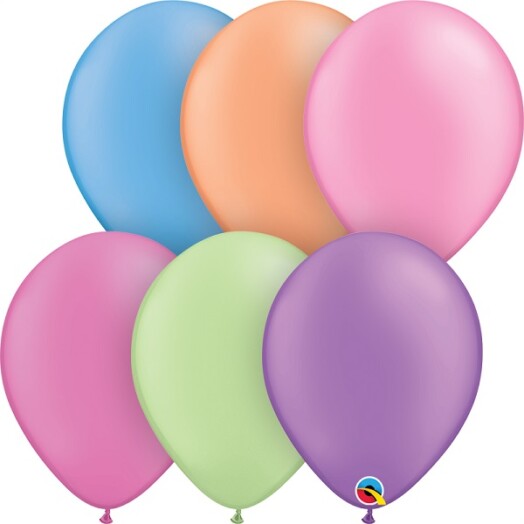 11 Inch Neon Assortment Latex Balloon 25ct