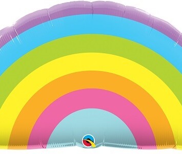 Radiant Rainbow Super Shape Foil Balloon