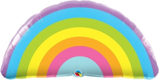 Radiant Rainbow Super Shape Foil Balloon