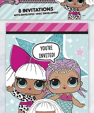 LOL Surprise Invitations