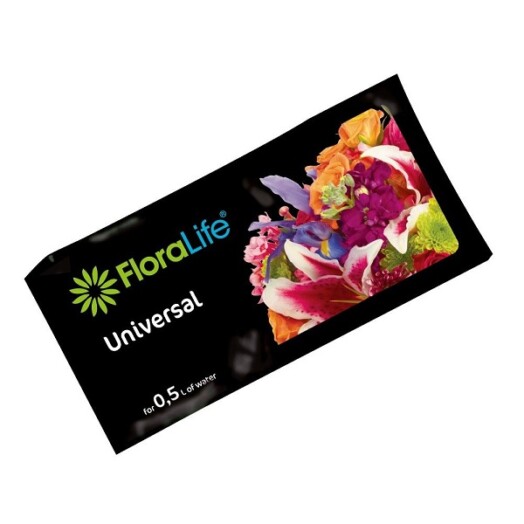 Clear Flower Food Powder Sachet