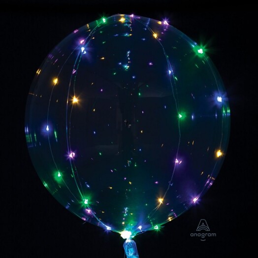 Crystal Clearz with Multi Coloured LED Light String