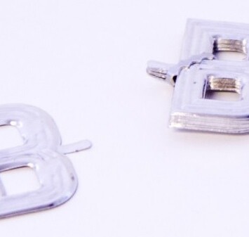 Aluminium Florist Letter - B
