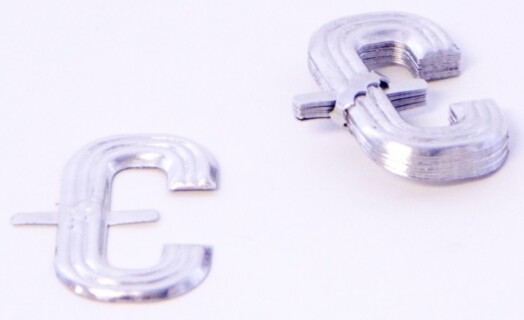 Aluminium Florist Letter - C