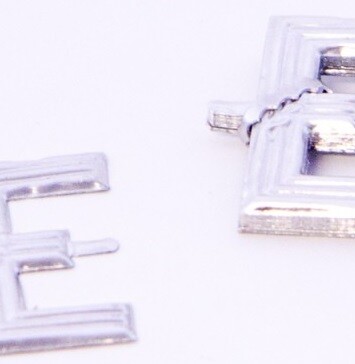 Aluminium Florist Letter - E