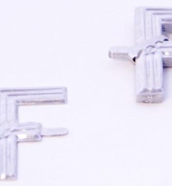 Aluminium Florist Letter - F